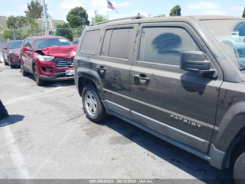 2011 Jeep Patriot Sport VIN: 1J4NT1GA9BD156948 Lot: 39636323