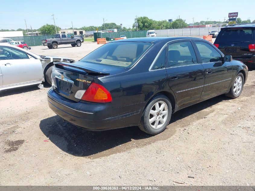 2001 Toyota Avalon Xls VIN: 4T1BF28B41U150952 Lot: 39636363