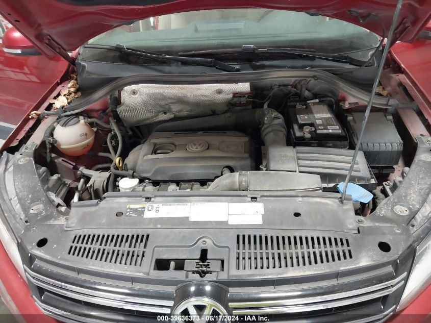 2015 Volkswagen Tiguan Se VIN: WVGBV7AX1FW080991 Lot: 39636373