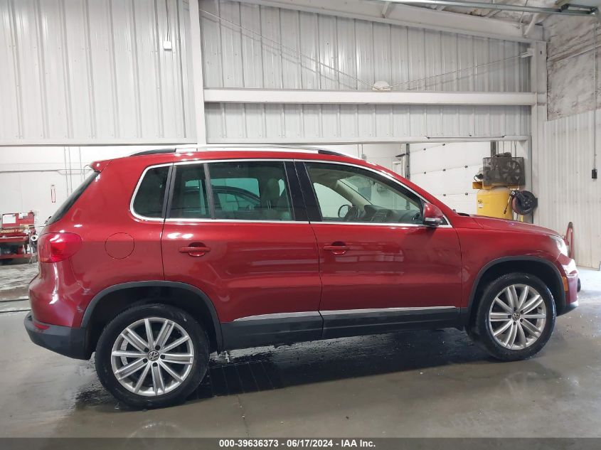 2015 Volkswagen Tiguan Se VIN: WVGBV7AX1FW080991 Lot: 39636373