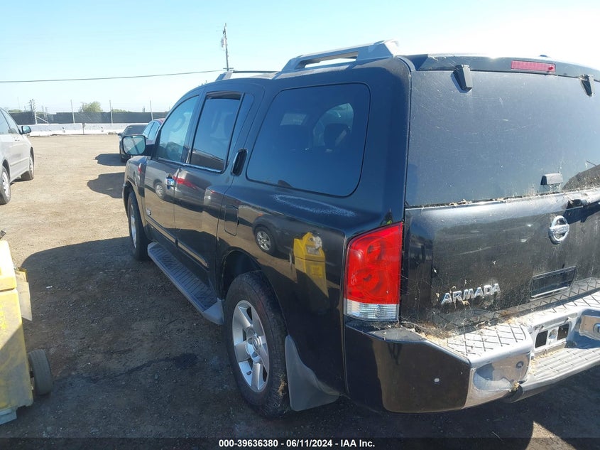 2006 Nissan Armada Se VIN: 5N1AA08A96N721875 Lot: 39636380