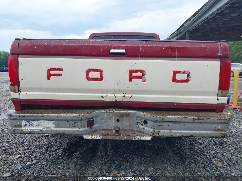 1987 Ford F150 VIN: 1FTEX15H9HKB20580 Lot: 39636400