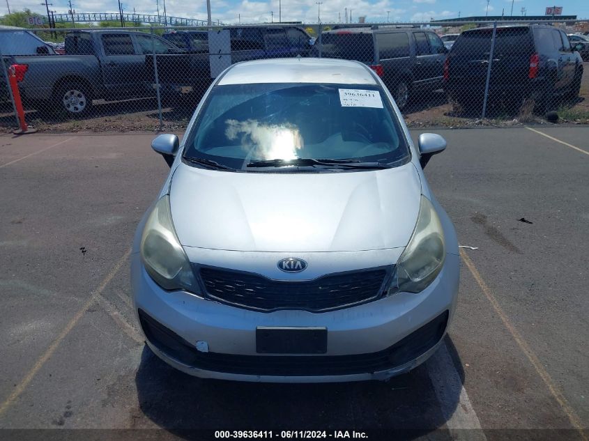 2012 Kia Rio5 Lx VIN: KNADM5A34C6067453 Lot: 39636411