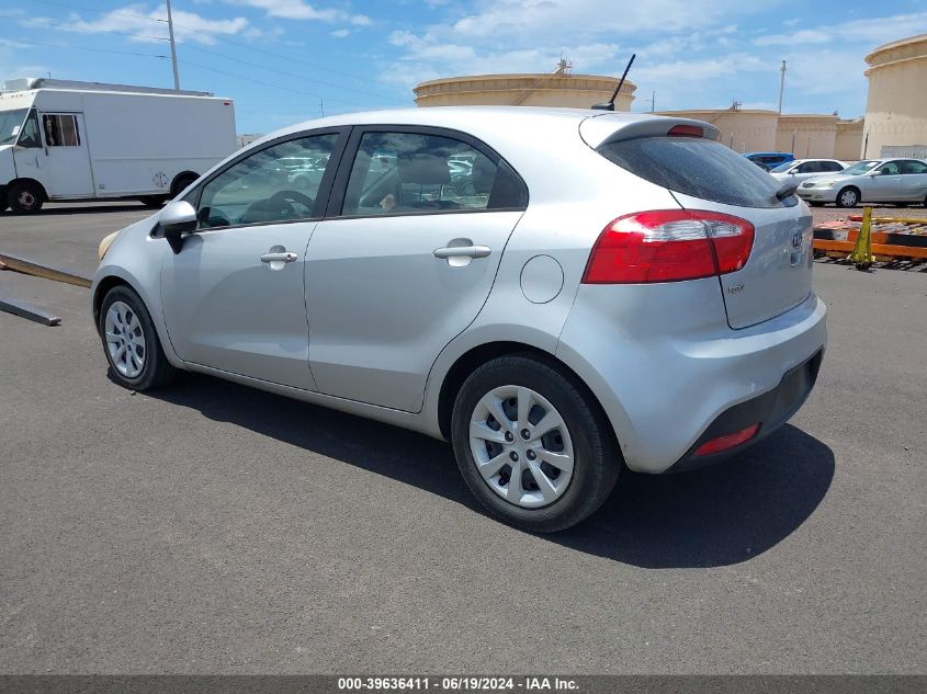 2012 Kia Rio5 Lx VIN: KNADM5A34C6067453 Lot: 39636411