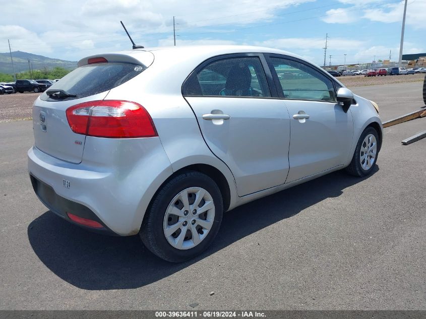 2012 Kia Rio5 Lx VIN: KNADM5A34C6067453 Lot: 39636411