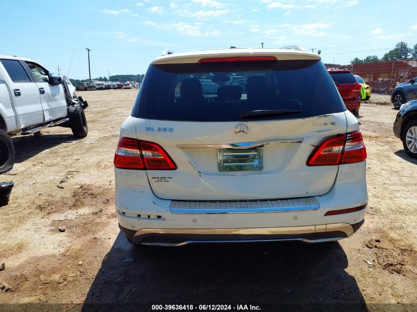 2012 Mercedes-Benz Ml 350 4Matic VIN: 4JGDA5HB4CA060603 Lot: 39636418