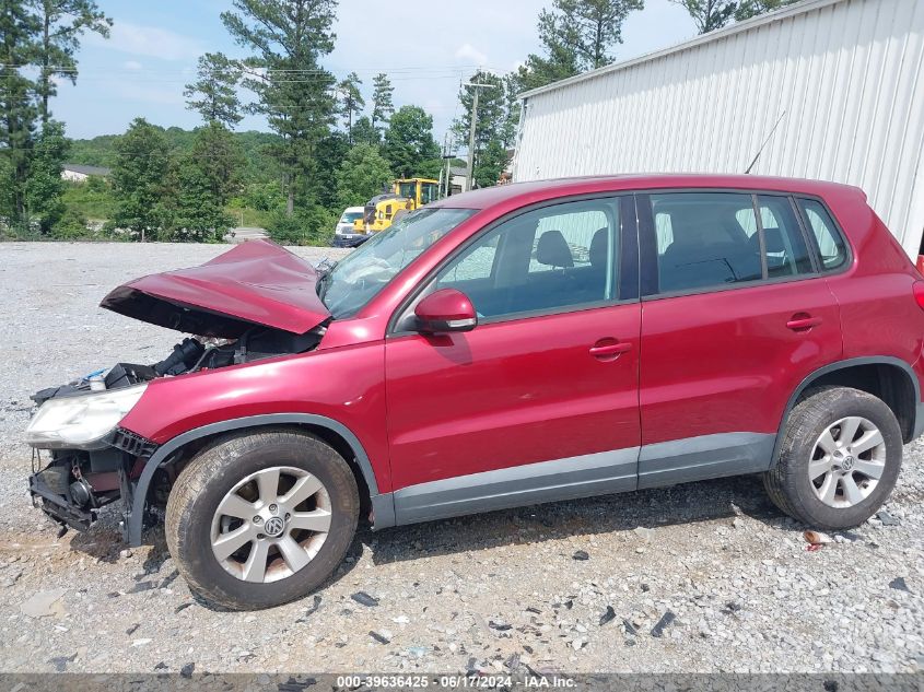 2009 Volkswagen Tiguan S/Se/Sel VIN: WVGAV75N99W510193 Lot: 39636425