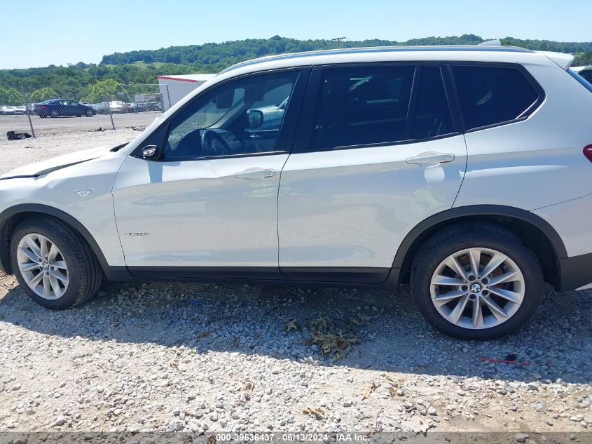 2013 BMW X3 xDrive28I VIN: 5UXWX9C54D0A20325 Lot: 39636437