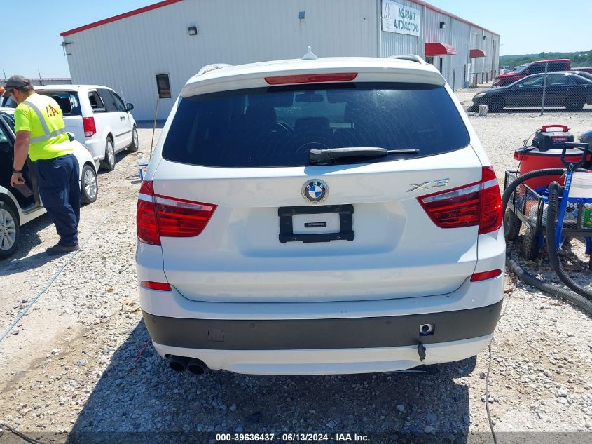2013 BMW X3 xDrive28I VIN: 5UXWX9C54D0A20325 Lot: 39636437