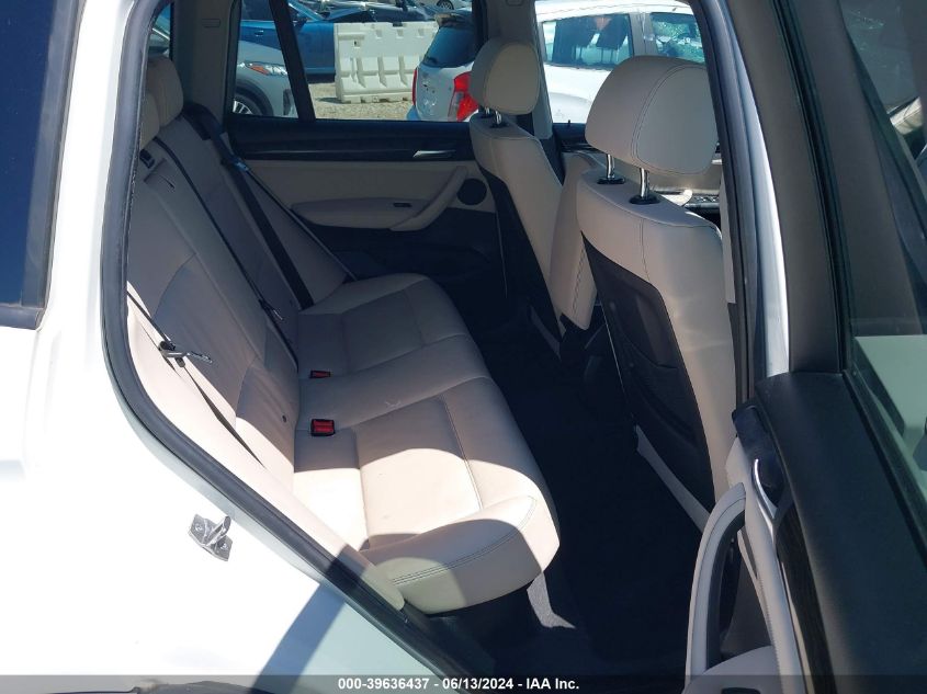 2013 BMW X3 xDrive28I VIN: 5UXWX9C54D0A20325 Lot: 39636437