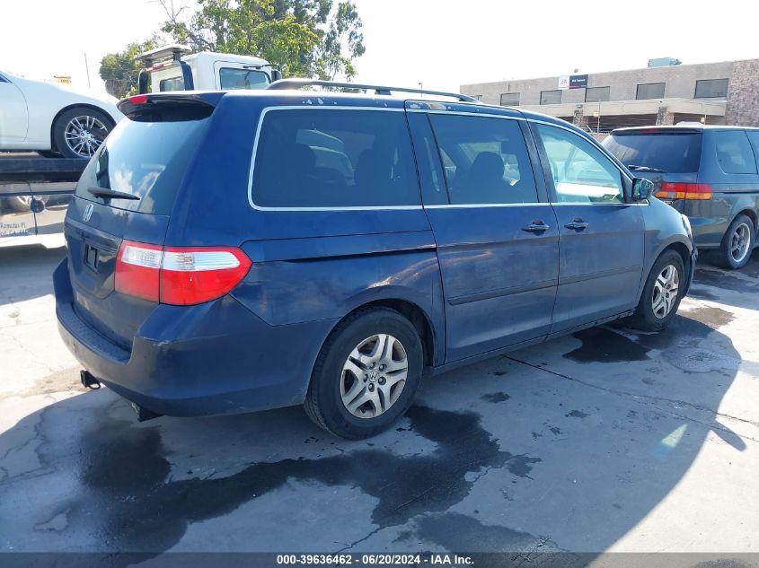 2006 Honda Odyssey Exl VIN: 5FNRL38686B059557 Lot: 39636462