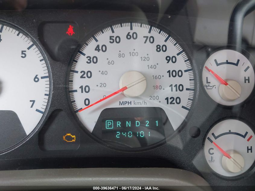 2007 Dodge Ram 1500 Slt VIN: 1D7HA18P87J630494 Lot: 39636471