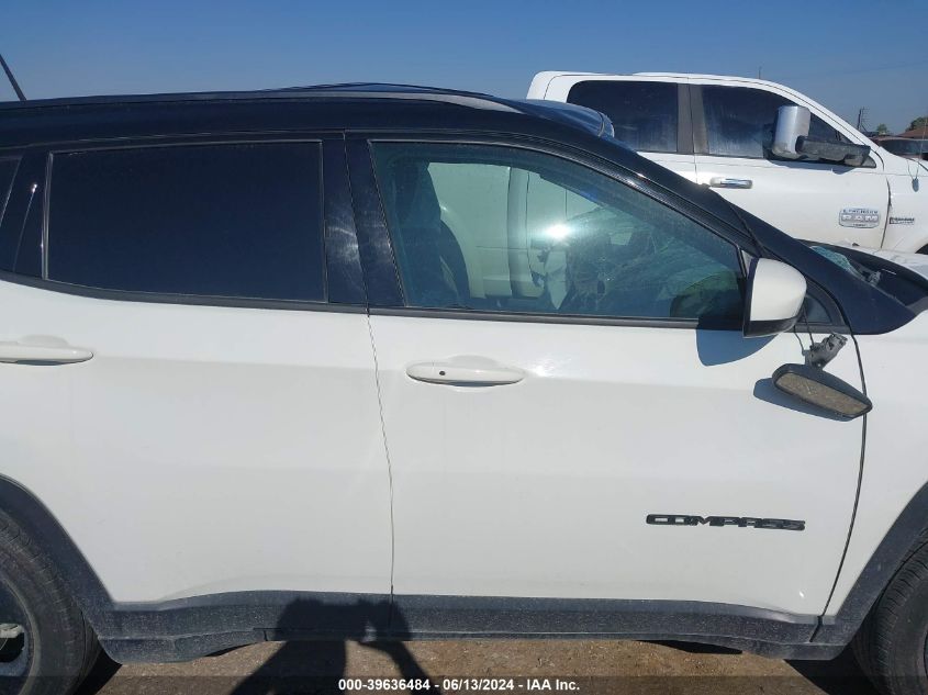 2018 Jeep Compass Altitude Fwd VIN: 3C4NJCBB1JT460873 Lot: 39636484