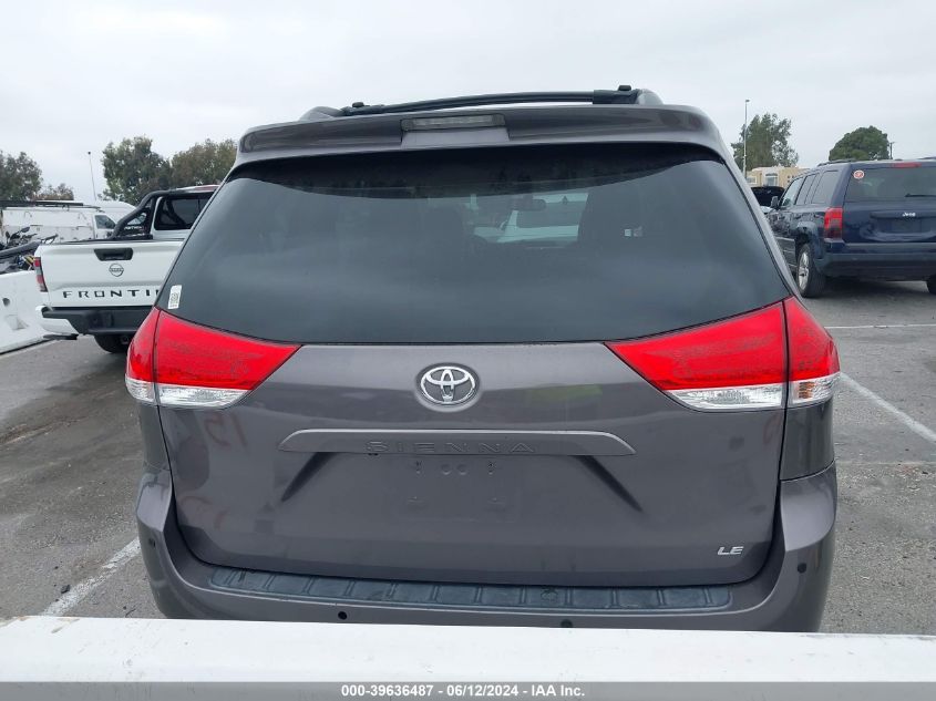 2014 Toyota Sienna Le V6 8 Passenger VIN: 5TDKK3DC7ES471687 Lot: 39636487