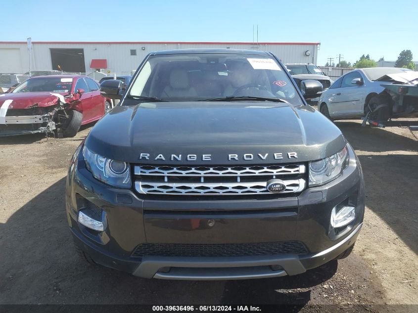 2013 Land Rover Range Rover Evoque Pure VIN: SALVV2BG3DH783067 Lot: 39636496