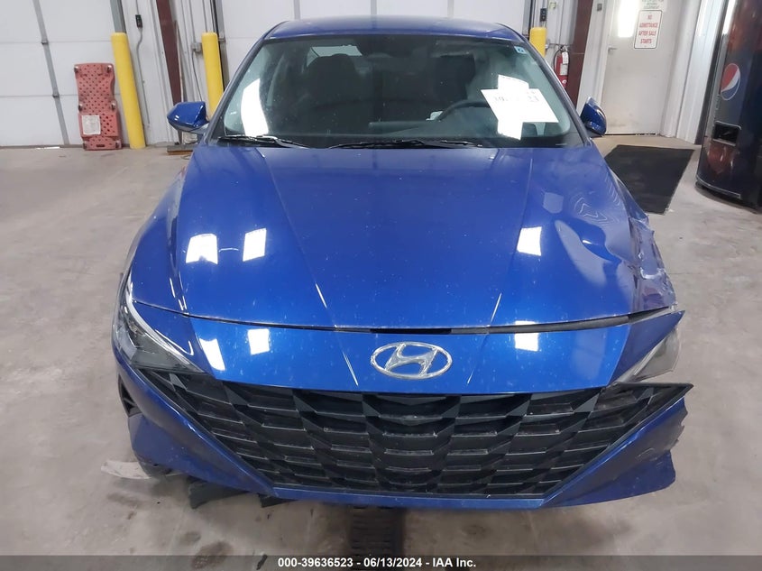 KMHLM4AJ1PU044703 2023 Hyundai Elantra Hybrid Blue