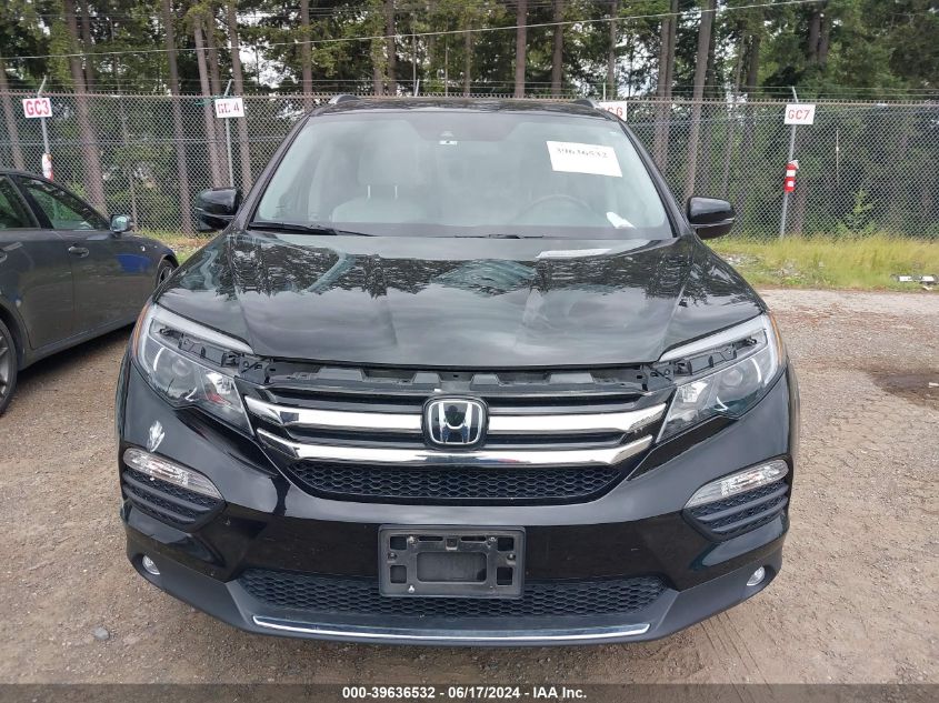 2017 Honda Pilot Touring VIN: 5FNYF6H96HB024338 Lot: 39636532