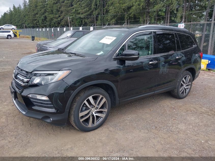 2017 Honda Pilot Touring VIN: 5FNYF6H96HB024338 Lot: 39636532