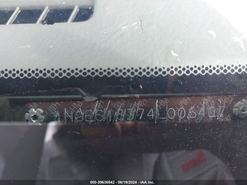 2004 Honda Civic Vp VIN: 1HGES16374L006407 Lot: 39636542