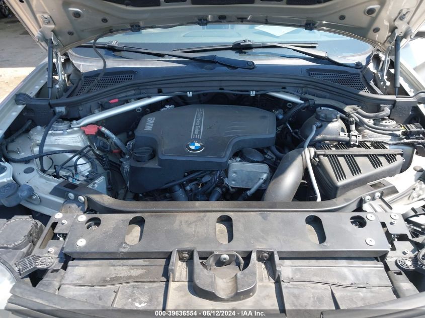 2014 BMW X3 xDrive28I VIN: 5UXWX9C59E0D24848 Lot: 39636554