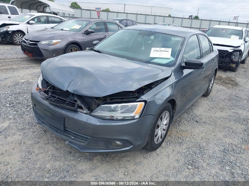 2014 Volkswagen Jetta 2.0L S VIN: 3VW2K7AJ8EM252552 Lot: 39636566