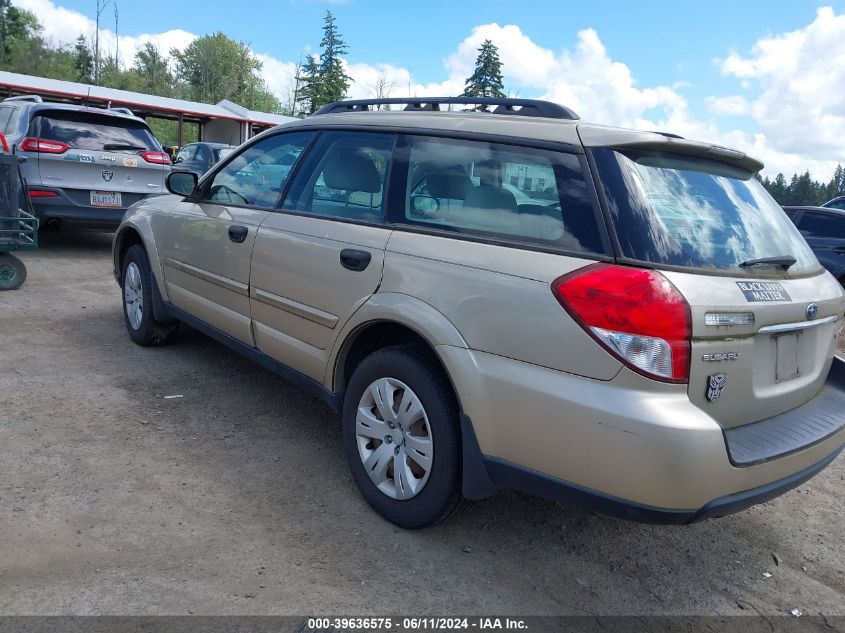 2008 Subaru Outback VIN: 4S4BP60C387329436 Lot: 39636575