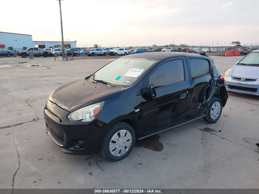 2015 Mitsubishi Mirage De/Rf VIN: ML32A3HJ1FH054618 Lot: 39636577