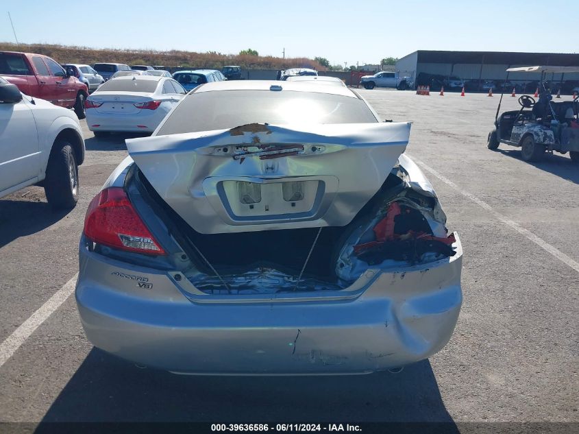 2006 Honda Accord 3.0 Ex VIN: 1HGCM82696A002027 Lot: 39636586