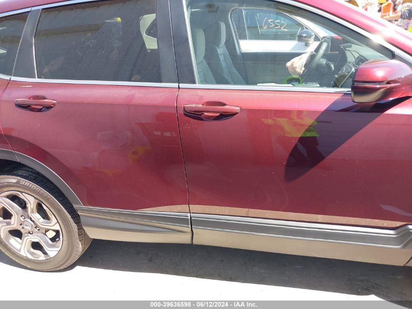 2019 Honda Cr-V Ex VIN: 2HKRW2H50KH611119 Lot: 39636598