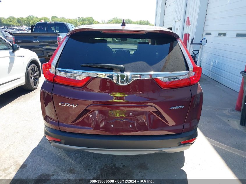 2019 Honda Cr-V Ex VIN: 2HKRW2H50KH611119 Lot: 39636598