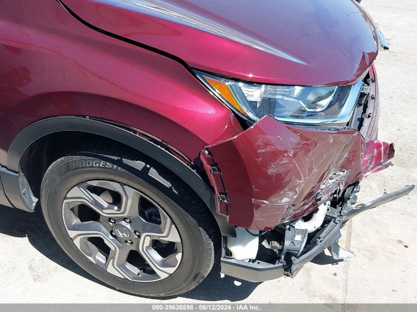 2019 Honda Cr-V Ex VIN: 2HKRW2H50KH611119 Lot: 39636598