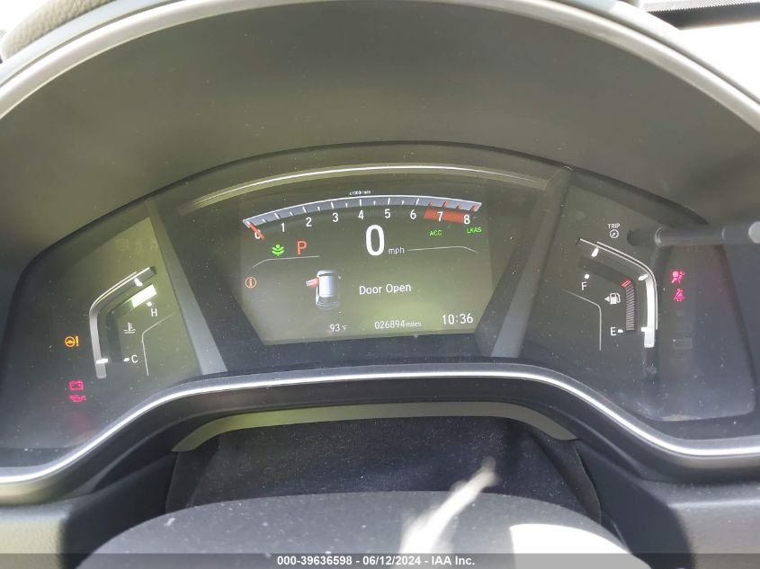 2019 Honda Cr-V Ex VIN: 2HKRW2H50KH611119 Lot: 39636598