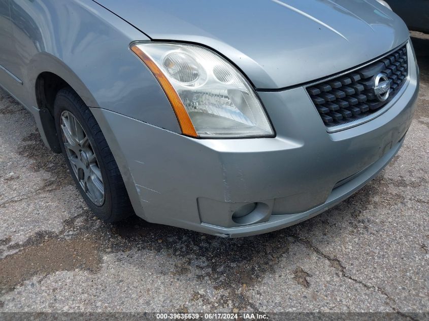 2008 Nissan Sentra 2.0S VIN: 3N1AB61E38L694521 Lot: 39636639