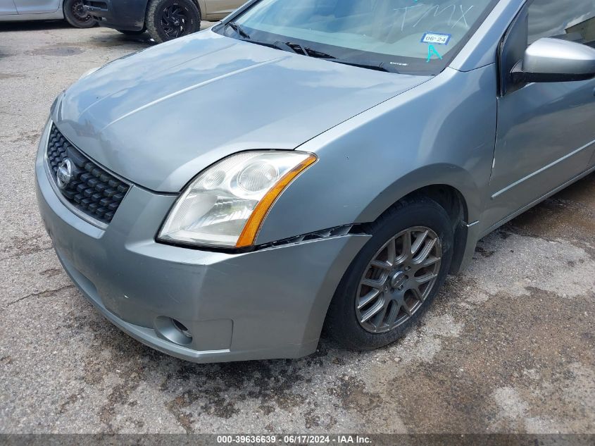 2008 Nissan Sentra 2.0S VIN: 3N1AB61E38L694521 Lot: 39636639