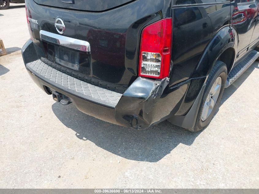 2011 Nissan Pathfinder Sv VIN: 5N1AR1NN4BC625387 Lot: 39636698