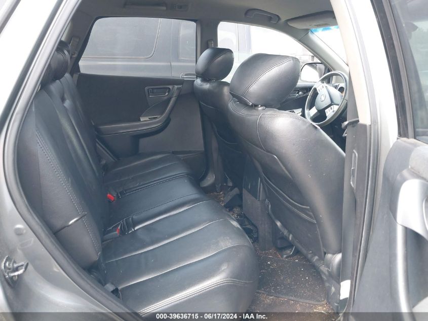 2005 Nissan Murano Sl VIN: JN8AZ08TX5W302820 Lot: 39636715