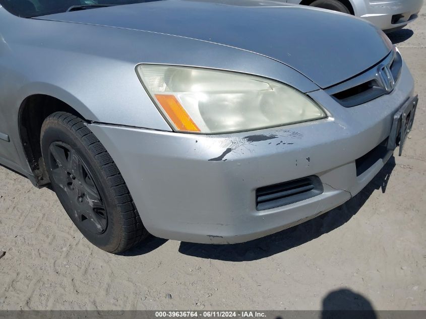 2006 Honda Accord 2.4 Lx VIN: 1HGCM56406A163647 Lot: 39636764