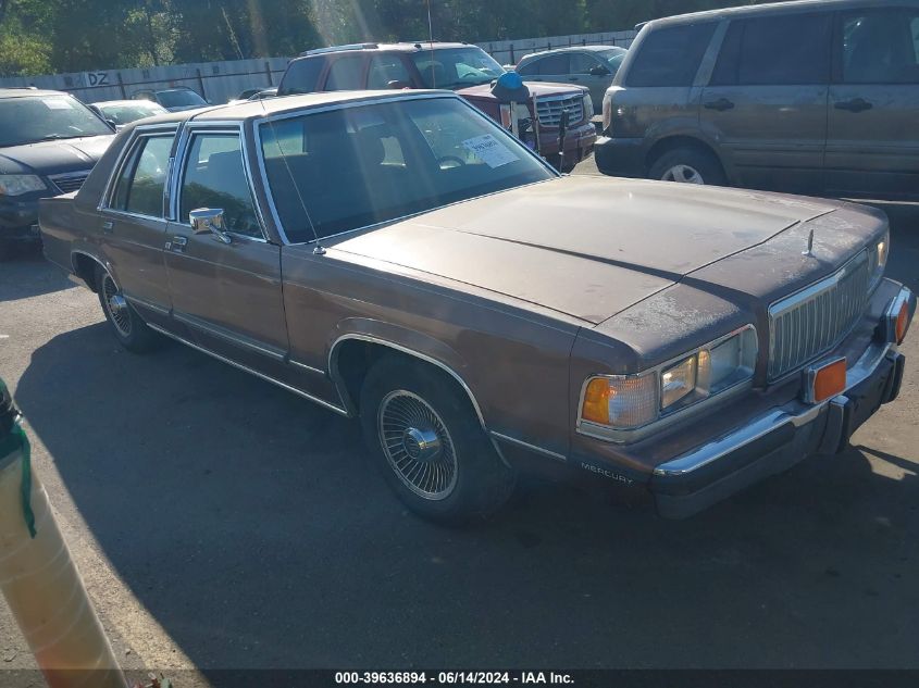 1989 Mercury Grand Marquis Ls VIN: 2MEBM75F6KX632586 Lot: 39636894