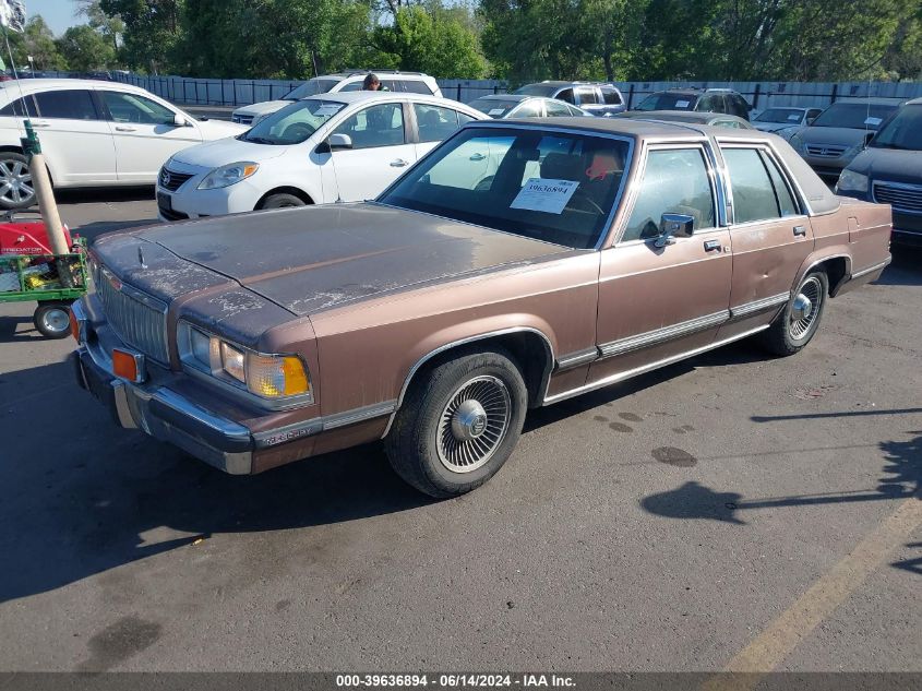 1989 Mercury Grand Marquis Ls VIN: 2MEBM75F6KX632586 Lot: 39636894