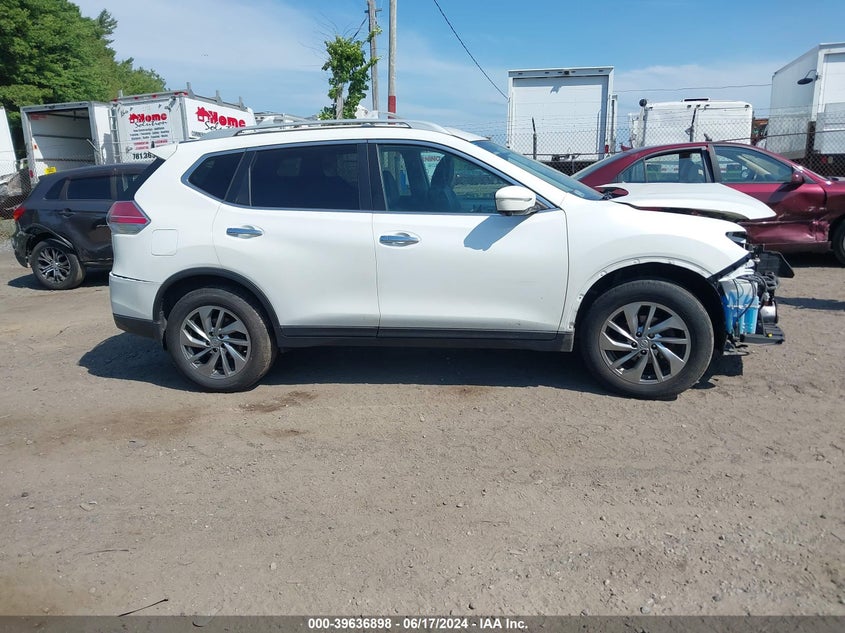2015 Nissan Rogue Sl VIN: 5N1AT2MV2FC87432 Lot: 39636898