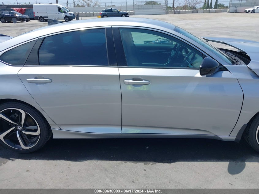 2021 Honda Accord Sport Special Edition VIN: 1HGCV1F41MA069084 Lot: 39636903