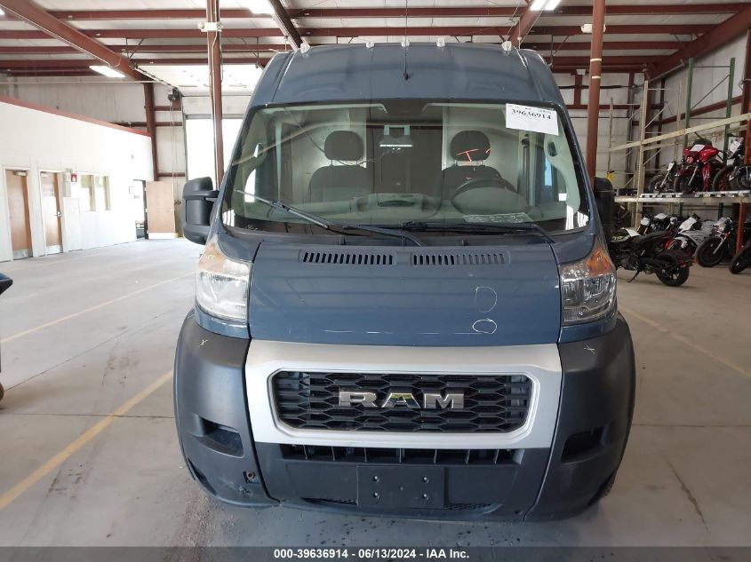 2019 Ram Promaster 2500 High Roof 159 Wb VIN: 3C6TRVDG3KE503255 Lot: 39636914