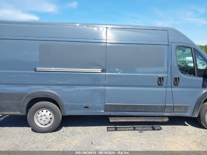 2019 Ram Promaster 3500 Cargo Van High Roof 159 Wb Ext VIN: 3C6URVJG4KE543692 Lot: 39636918