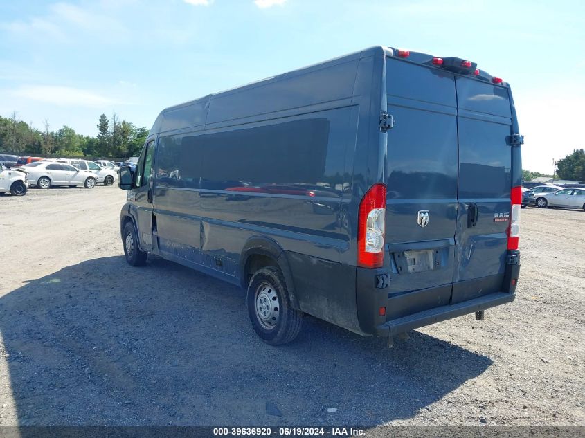 2019 Ram Promaster 3500 Cargo Van High Roof 159 Wb Ext VIN: 3C6URVJG3KE560211 Lot: 39636920