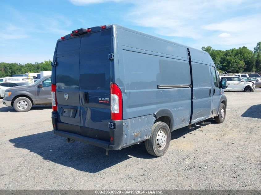 2019 Ram Promaster 3500 Cargo Van High Roof 159 Wb Ext VIN: 3C6URVJG3KE560211 Lot: 39636920