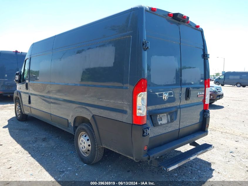 2019 Ram Promaster 3500 Cargo Van High Roof 159 Wb Ext VIN: 3C6URVJGXKE541851 Lot: 39636919