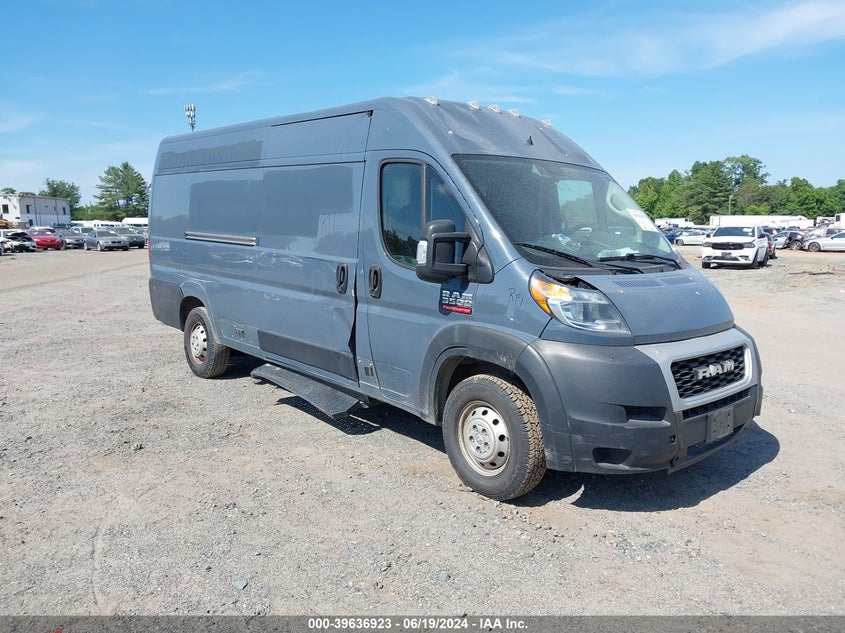 2020 Ram Promaster 3500 Cargo Van High Roof 159 Wb Ext VIN: 3C6URVJG6LE108769 Lot: 39636923