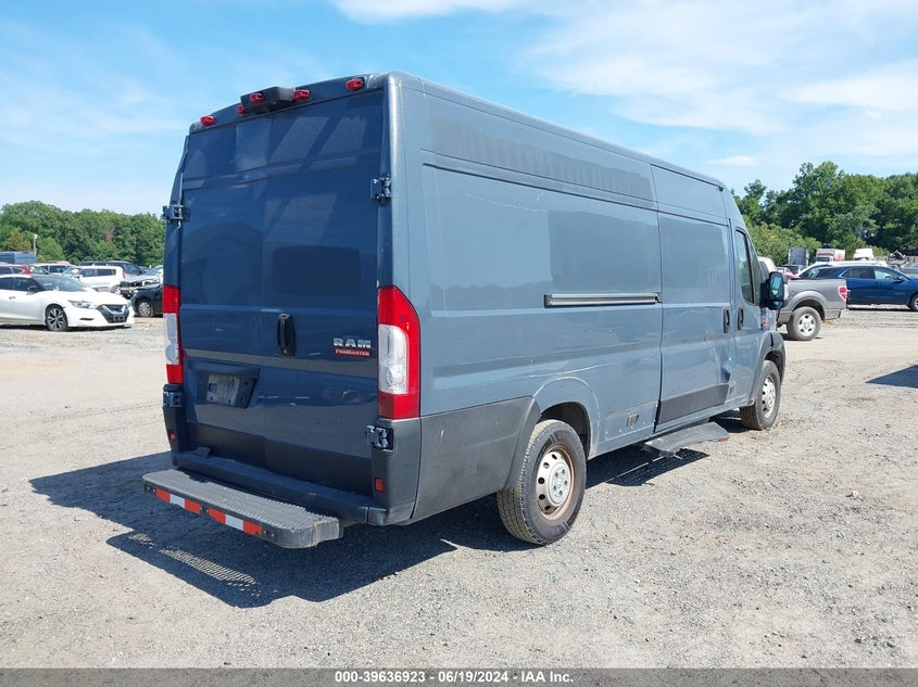 2020 Ram Promaster 3500 Cargo Van High Roof 159 Wb Ext VIN: 3C6URVJG6LE108769 Lot: 39636923