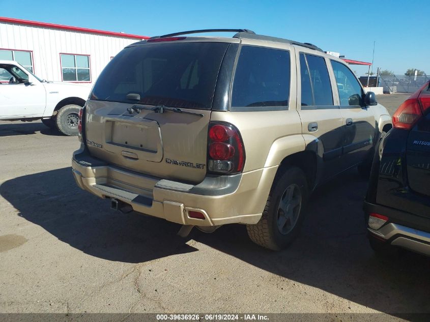 2004 Chevrolet Trailblazer Ls VIN: 1GNDT13S842410302 Lot: 39636926