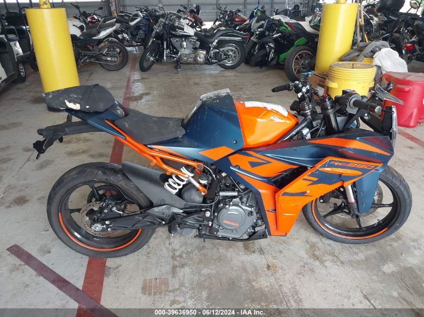 2022 Ktm 390 Rc VIN: MD2JYJ40XNC216807 Lot: 39636950